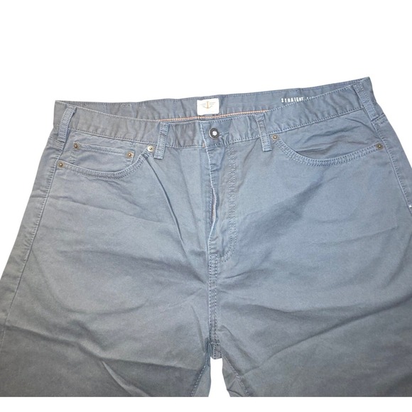 Dockers Other - Dockers Mens Straight Fit Chinos Pants Gray Size 38x32 Cotton Casual Comfort